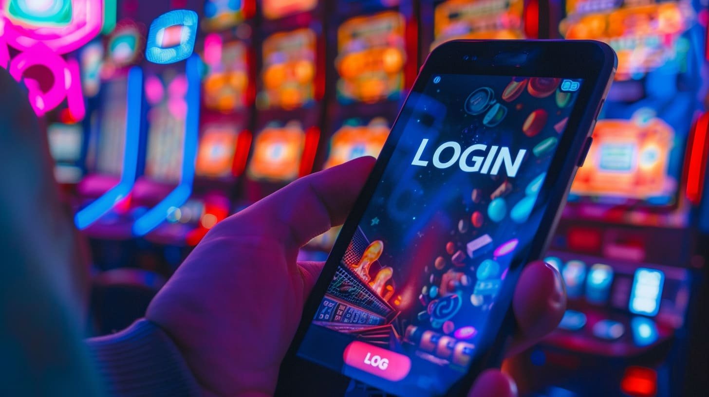 Jokor123 Slots ဂိမ်းများ — မြန်မာ့ ရိုးရာပုံများဖြင့် Slot Machine ကစားနေသောမြင်ကွင်း